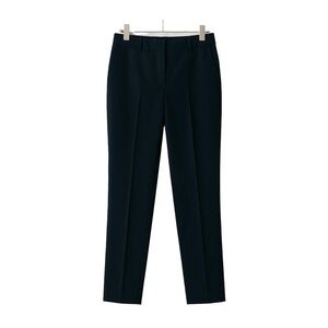 REISS Forest Green Wool Blend Trousers